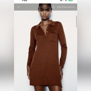 Brand new XL Ribbed knit mini dress